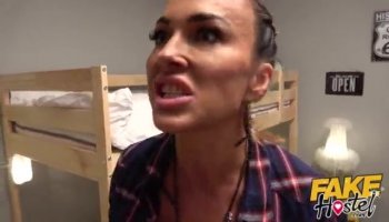 Guy fucks horny MILF and their sexy babysitter
